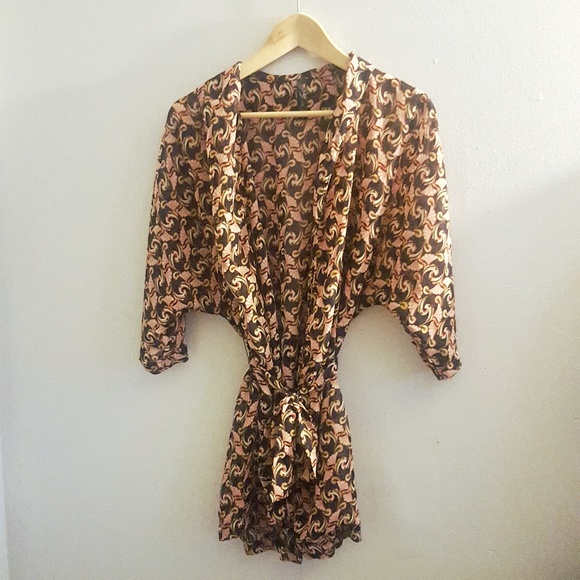 The Webster at Target Other - The Webster Sheer Printed Wrap Kimono Robe Cover